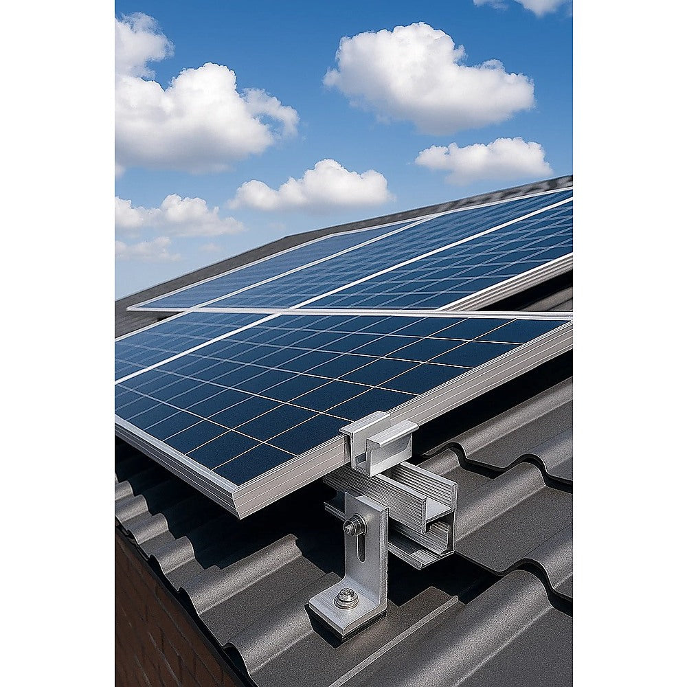Solar Panel Roof Mount Kit – Universal Clamps & Brackets Set