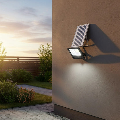 60W LED Solar Flood Light with Motion Sensor – Outdoor Security Lighting