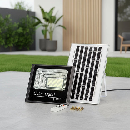 60W LED Solar Flood Light with Motion Sensor – Outdoor Security Lighting