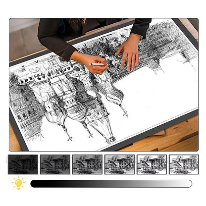 A1 LED Light Box for Drawing, Calligraphy & Tracing Artists Pad