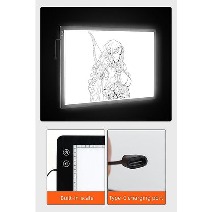 A1 LED Light Box for Drawing, Calligraphy & Tracing Artists Pad