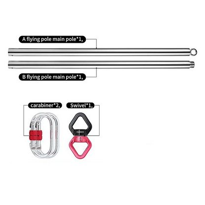 2m Pole Dancing Fitness Pole for Aerial Dance Training at Home