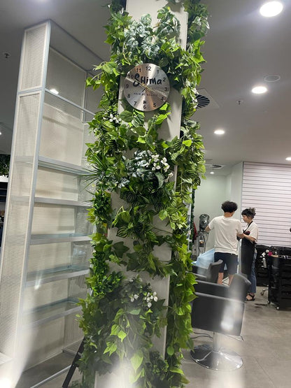 Bright Mixed Philodendron Garland Bush 100cm