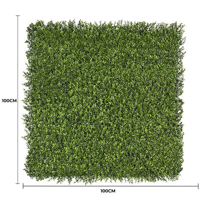 Premium Natural Buxus Hedge Panels UV Resistant 1m X 1m