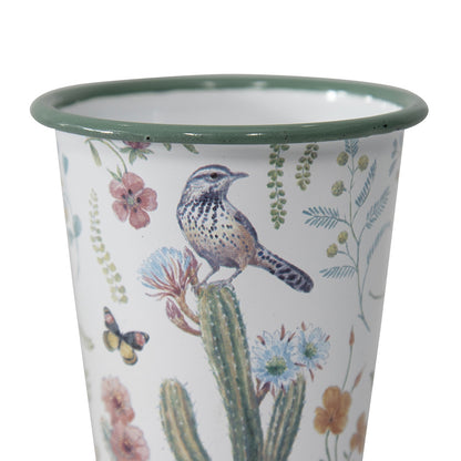 Set 6 Assorted Spring Colour Planters 9cm