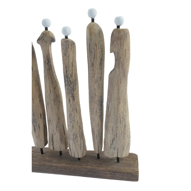 Handcrafted Contemporary Family + Friends Statue 20cm