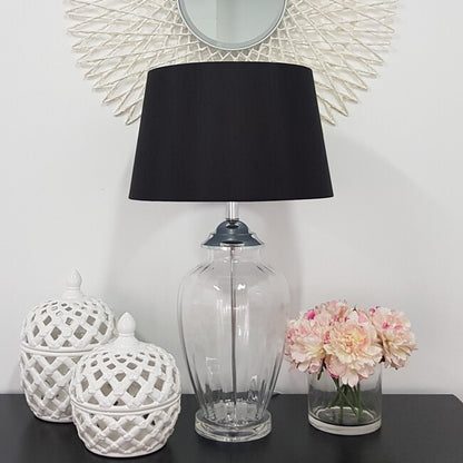 Lattice Decorative Lidded Jar Flower Motive 24cm