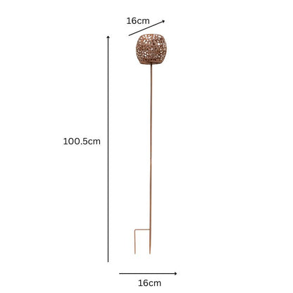 Outdoor Garden Stake Round Candleholder 100cm