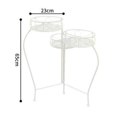 Riviera 3 Tier Round Potplant Stand 65cm