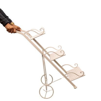 Bordeaux 3 Tier Cart Trolley Plant Stand 78cm