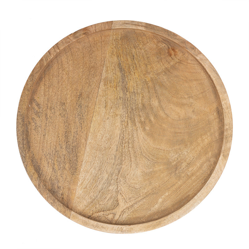 Handcrafted Mango Wood Classic Footed Cake Stand 30cm
