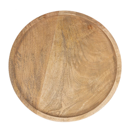 Handcrafted Mango Wood Classic Footed Cake Stand 30cm