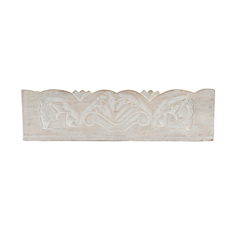 Handcrafted Carved Square Tray 30cm