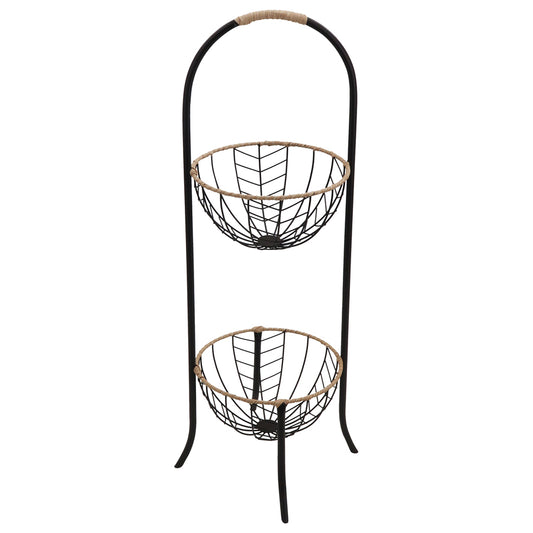 Tropea Arched 2 Tier Bowl Stand 30x67cm