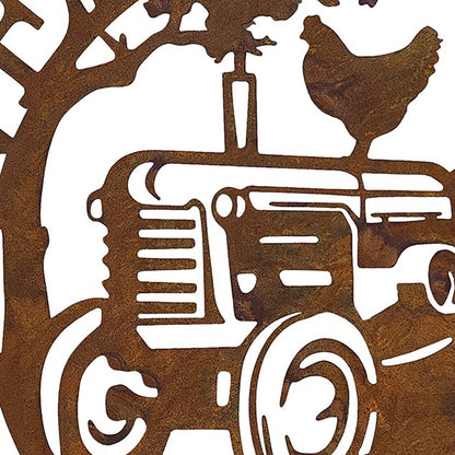 Welcome To Our Farm Laser Cut Wall Art 60cm