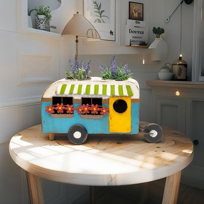 Colourful Caravan Double Pot Planter 43cm