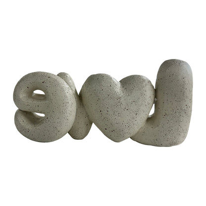 Love w Heart Decorative Ornament 21cm