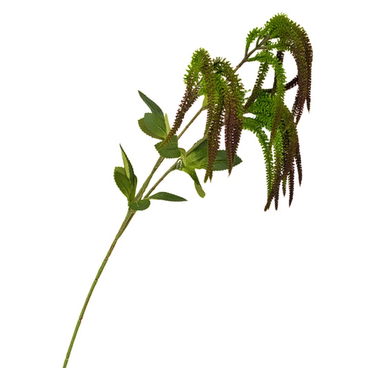 bulk 24 Artificial Amaranthus Stem 3 Branches 2 Assort 75cm