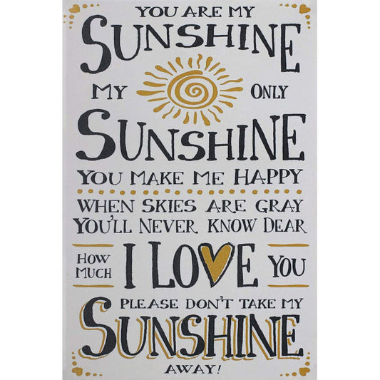 Sunshine Wall Art 20x30cm