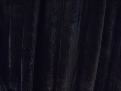 Long Large Velvet Curtains Black PINCH PLEAT 590x270cm + 30 Hooks Polyeste New