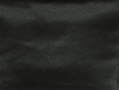 2 Long drop Sheer Voile Curtains 588cm wide 270cm Drop +Hooks Pinch Pleat  Black