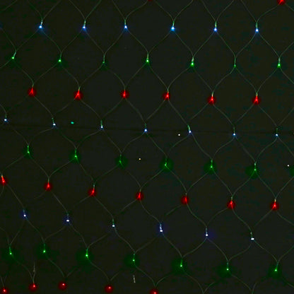 Solar 150 LED Net Light available in 4 Colors - RWG (Red White Green)