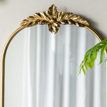 MARION TALL GOLD WALL MIRROR