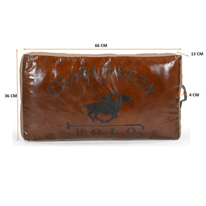 LARGE CHARLESTON POLO HAND MADE CUSHION