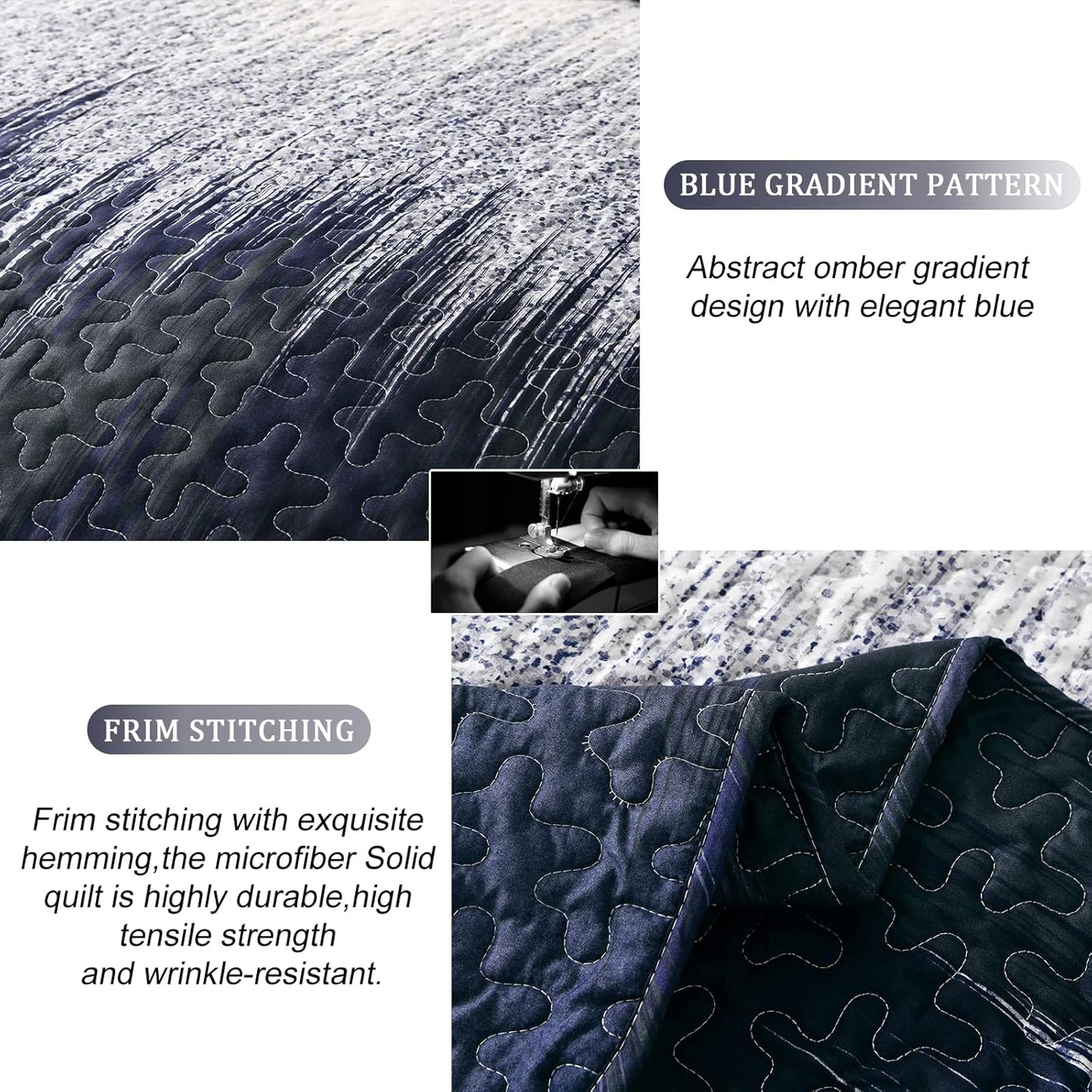 Feminine cave stalactites pattern 3 Pc Bedspread & Pillow Cover Set