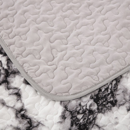Marble Whisper Lightweight 3 Pc Bedspread & Pillow Cover Set