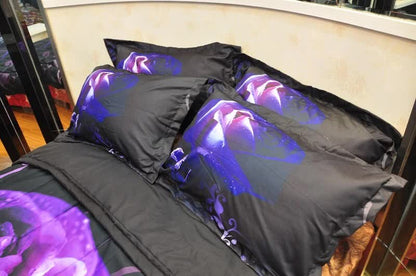 Rose Golden Hour Comforter Set – Aesthetic 3‑Piece Bedroom Mood