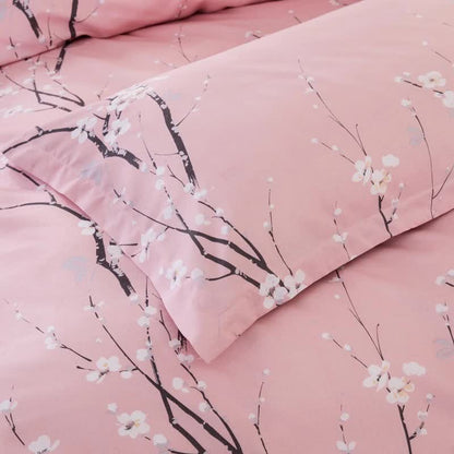 Warm Haven Marbled Bedding – 3‑Piece Comforter & Sham Set