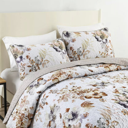 Zen Quilted bedspread and pillowcovers set: Find Your Inner Peace - Queen size