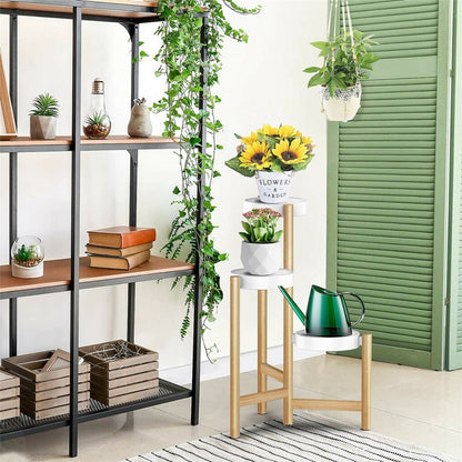 3 Tier Bamboo Plant Stand