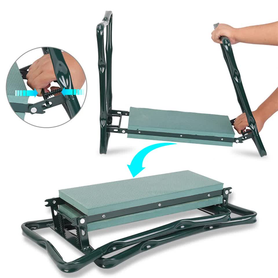 Garden Kneeler PRO Thick EVA Folding Kneeling Pad Seat Padded Stool Gardening Be