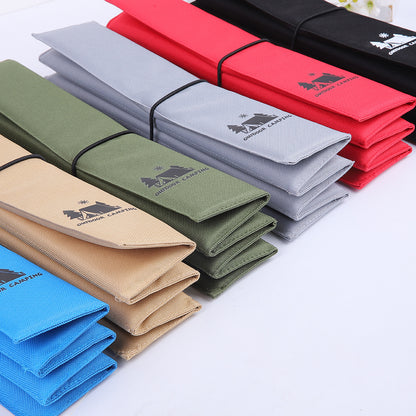 3PCS Beige Portable Outdoor Folding Seat Cushion - 42cm x 32cm for Camping and Hiking