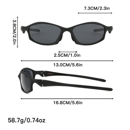 Silver Lens Stylish Sports Sunglasses with UV Protection, for Outdoor Activities