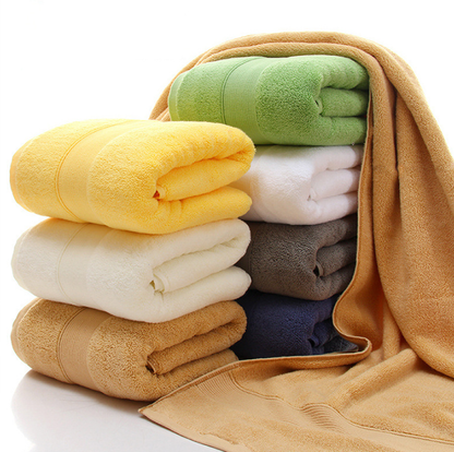 Pink Luxury 100% Cotton Towel Set - 3-Piece Combed Cotton Bath Towel Set