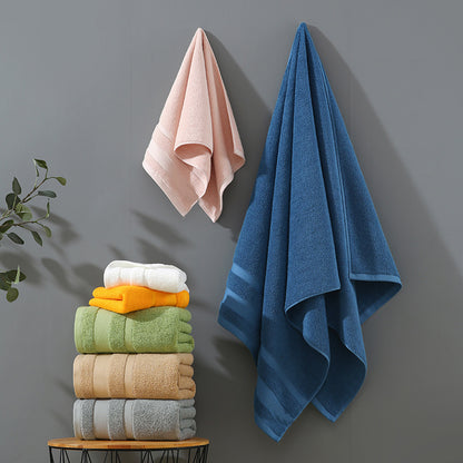 Green Luxury 100% Cotton Bath Towel - 70x140cm Soft & Absorbent 380g Towel