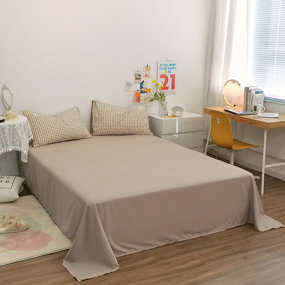 Blue and White 4-Piece Cotton Bedding Set - Fits 1.5m/1.8m Beds (Duvet Cover 200x230cm, Bed Sheet 230x250cm)