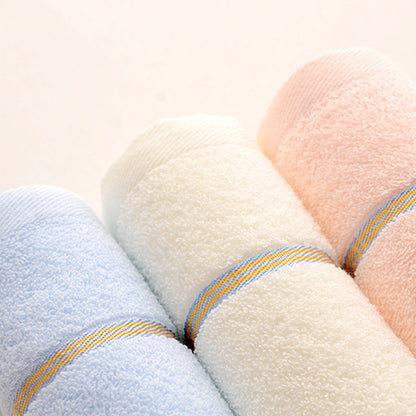 Off White Luxury Soft Cotton Towel Set - 5-Piece Bathroom Towels, Absorbent & Quick-Drying, Gentle for Sensitive Skin