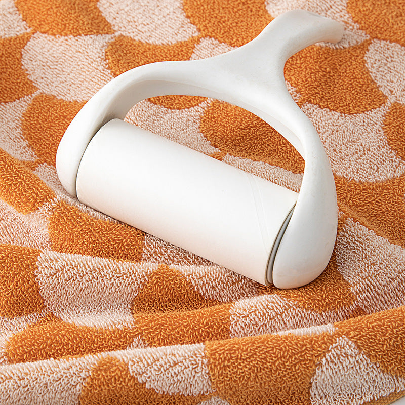 Brown Thickened and Enlarged Cotton Hand Towels - 3 Pack (34x74cm) - Soft and Absorbent Bath Towels for Adults