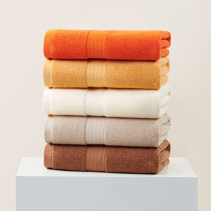 Grey Premium Thick Cotton Bath Towel for Adults - Soft and Absorbent Bathroom Towel