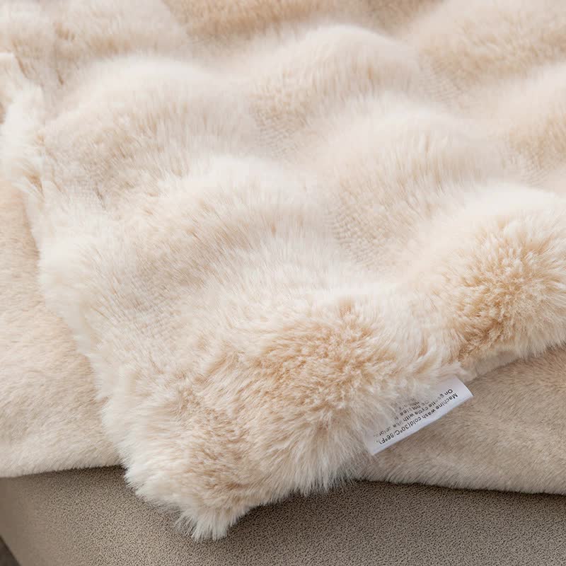 Pink 100*160cm Plush Toscana Throw Blanket - Soft Flannel Fleece for All Seasons, Perfect for Couch & Bed