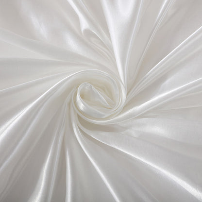 Red 2 PCS Faux Silk Pillow Covers - Cooling Ice Silk Satin Cushion Covers - 45x45cm