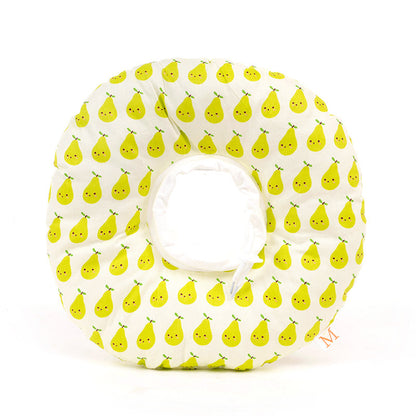 2 pcs Green Pear Soft Pet Recovery Collar - Comfortable Anti-Lick Cone for Cats & Dogs Size XS