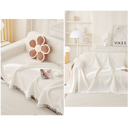 180*340CM Yellow Premium Polyester Sofa Throw Blanket, Multi-Seasonal Use, Sofa Protector