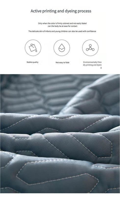 Light Orange Cooling latex texture Pillowcase Set - Latex Feeling, Solid Color, 48x74cm (Pair)
