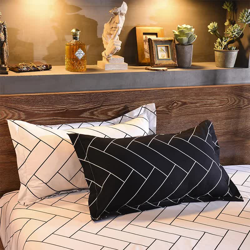 Face Line Graffiti Pattern 3-Piece Polyester Duvet Cover Set with 2 Pcs Pillowcases - Elegant Bedding, Machine Washable, 173x230cm Duvet + 51x76cm Pillowcases