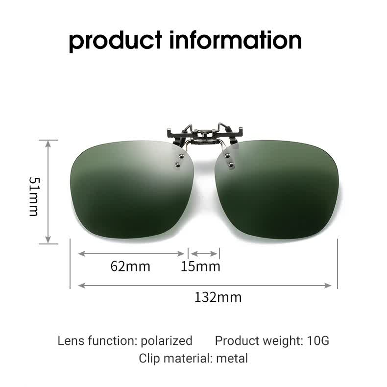 2 Pcs Pink Polarized Clip-On Sunglasses - Day & Night Use, Frameless Polygon Design for Fishing & Driving
